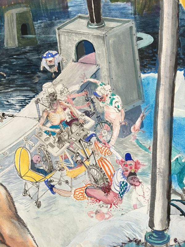 Painting - Die Blutmühle, 2011-2015 - Detail 1