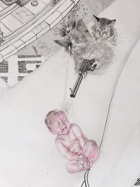 Drawing - Jugend, 2015, Detail 6